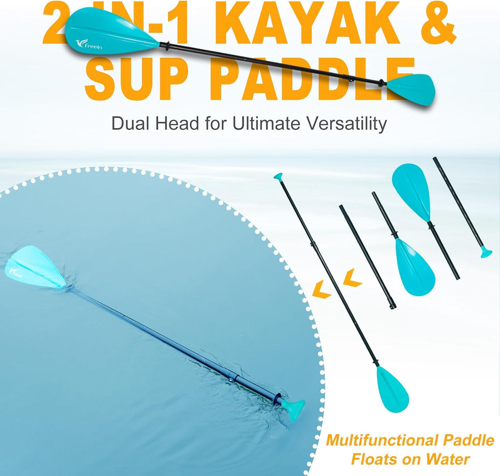 Freein SUP Inflatable Stand Up Paddle Board with Kayak Seat,Paddle Boards for Adults 10'/10'6'/11', Accessories sup Pump Adaptor,sup Kayak Paddle