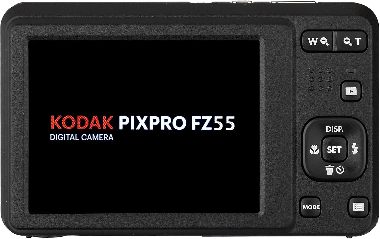Kodak Pixpro FZ55 Digital Camera (Blue) Bundle Including: 128 GB Memory Card, Rechargeable Battery, Battery Charger, Flexible Tripod, Card Reader, Card Wallet, Hand Strap, Full Cleaning Kit