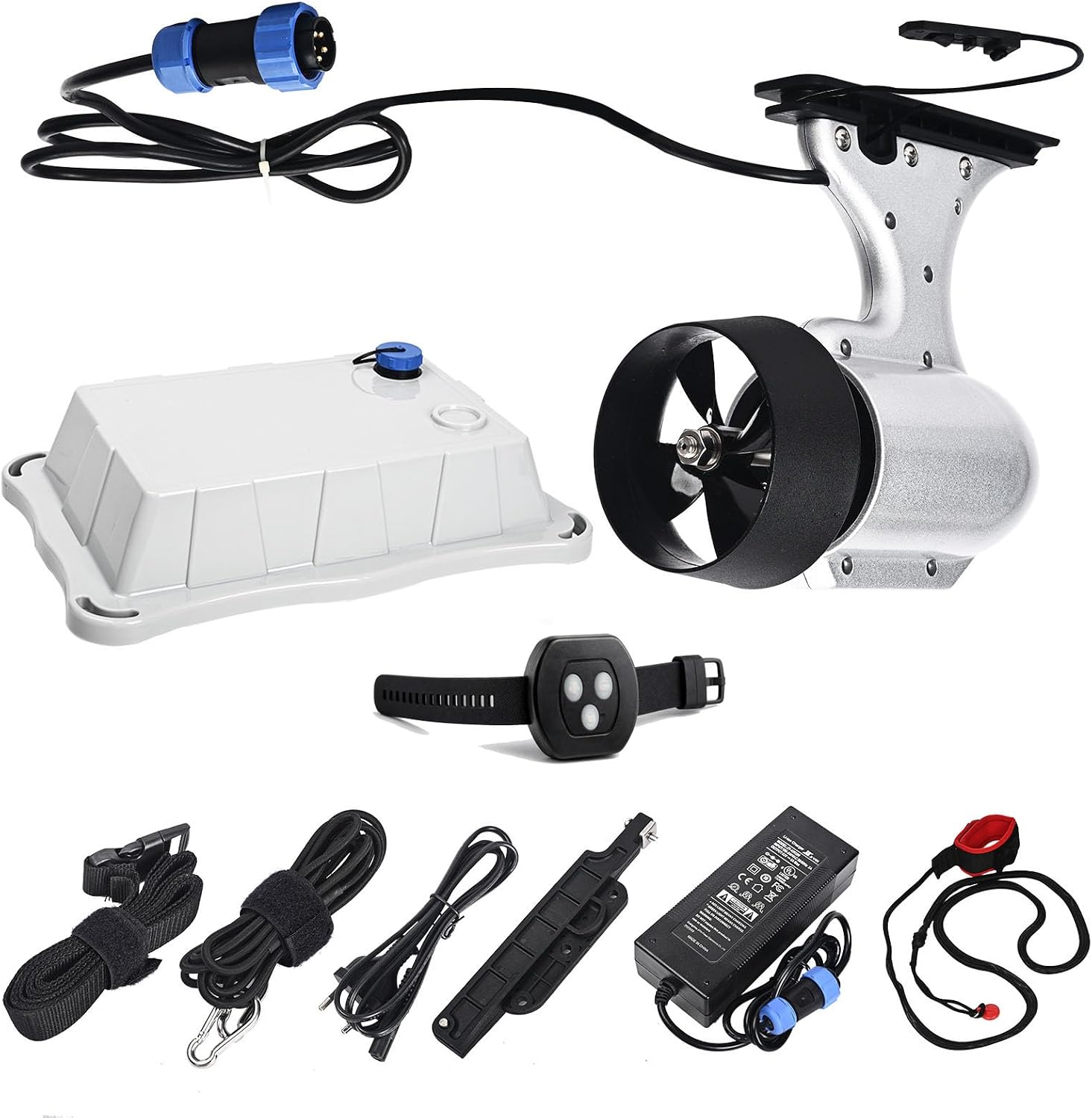 Electric Paddle Board Motor Fin, Motorized Paddleboard, Electric Paddleboard Motor, Kayak Motor, 4-Speed Remote Control, 6mph, Paradise Pad Underwater Thruster Efin