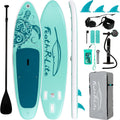 FEATH-R-LITE Inflatable Ultra-Light 10'×30''/10'6''×33'' Stand Up Paddle Board for All Skill Levels with Premium SUP Paddleboard Accessories,Non-Slip Comfort Deck for Youth & Adults