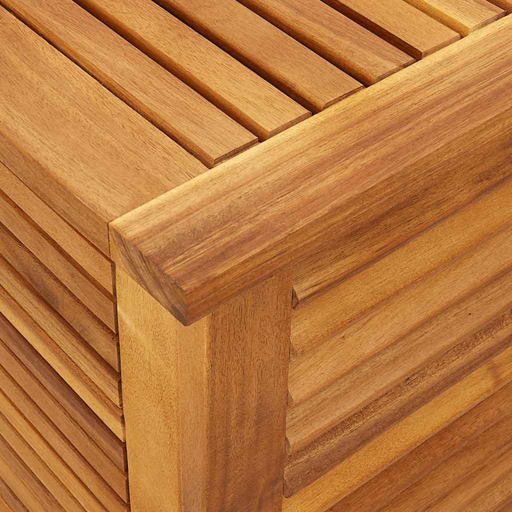 vidaXL Garden Storage Box Natural Wood Solid Acacia Wood