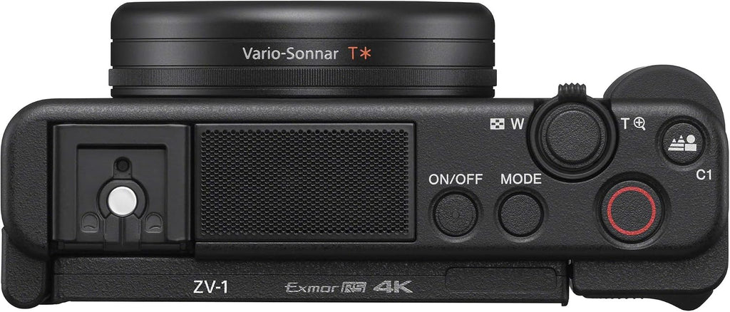 Sony ZV-1 Compact Digital Vlogging 4K Video Camera for Content Creators & Vloggers DCZV1/B | Official Sony USA Partner Model | Bundle with Deco Gear Case + Software Kit + 64GB Card + Compact Tripod