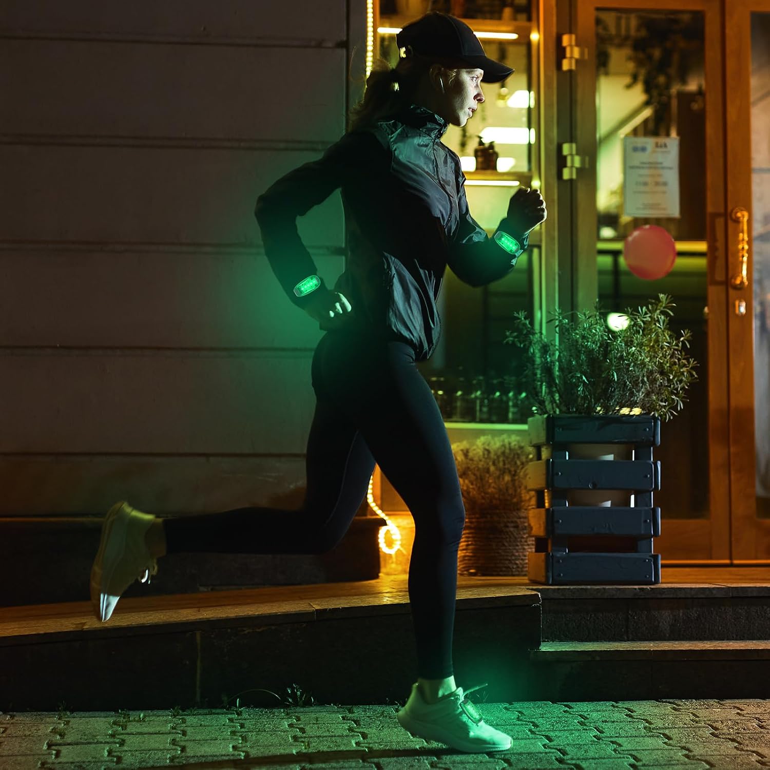 Copkim 30/60/100 Pcs LED Running Light Nighttime High Visibility Accessories Safety Clip on Flashing Strobe Light for Runner, Dog, Bike,Bicycle Tail Helmet Reflective Lamp