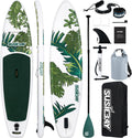 Inflatable Stand Up Paddle Board, 11ft 10'6' Paddle Board for Adults & Youth, Durable SUP Accessories with Non-Slip Deck, Dual Hand Pump,10L Dry Bag,108L Backpack