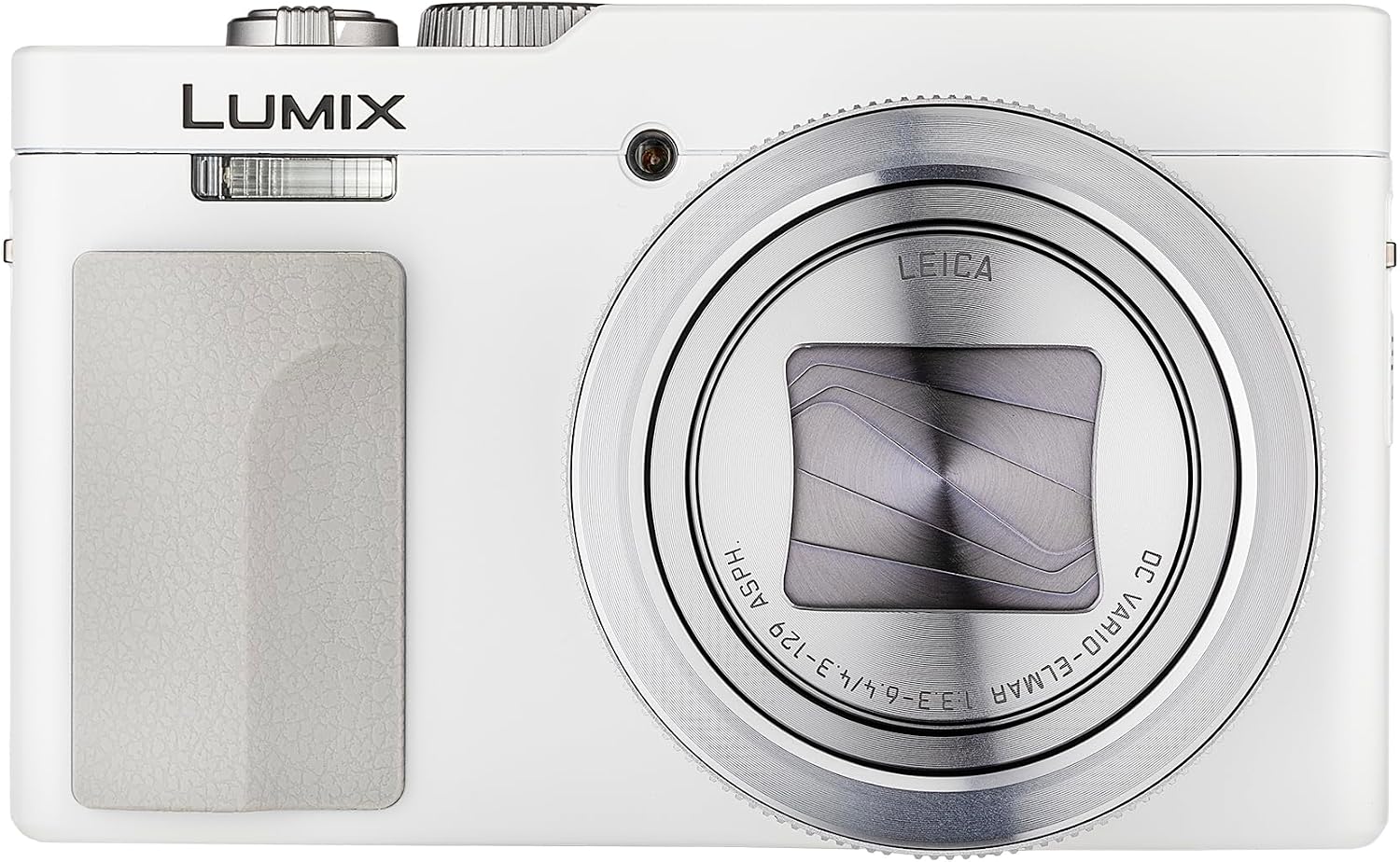 Panasonic TZ99 / ZS99 Point and Shoot Compact Travel Digital Camera (White) (DC-TZ99E-S) + 64GB Memory Card + DMW-BLG10 Battery + Camera Bag + Flexible Tripod + USB-C Cable + Cleaning Kit + More