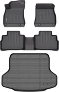 GINOWY-Floor Mats & Cargo Liner for 2020-2026 Nissan Sentra S 丨SV丨SR, TPE All Weather Car Mats Floor Liners Heavy Duty Cargo Trunk Mat for Nissan Sentra Accessories