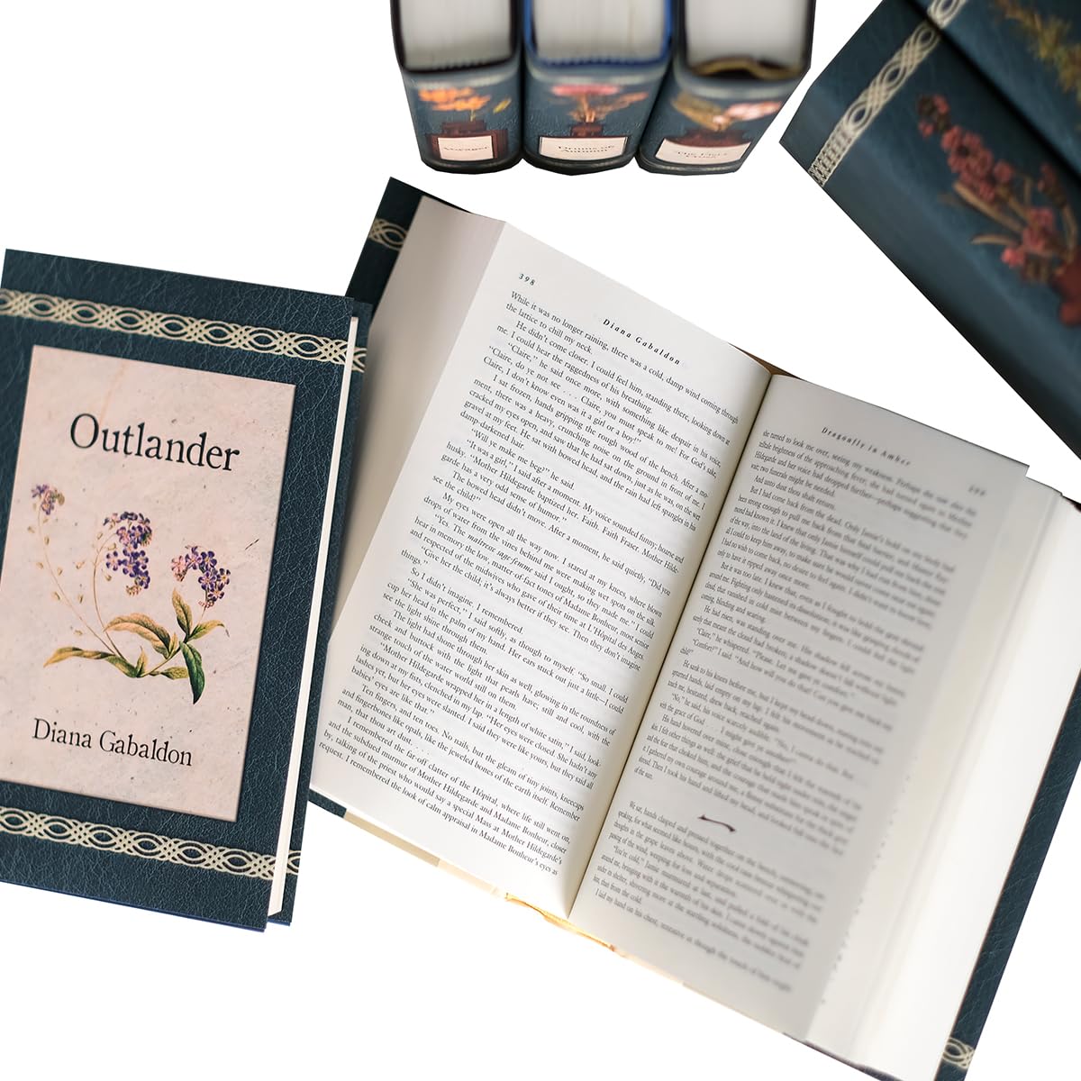 Juniper Books OUTLANDER - 9-VOLUME HARDCOVER BOOK SET CUSTOM COVER DESIGN & ART COVER PRINTS - AUTHOR DIANA GABALDON