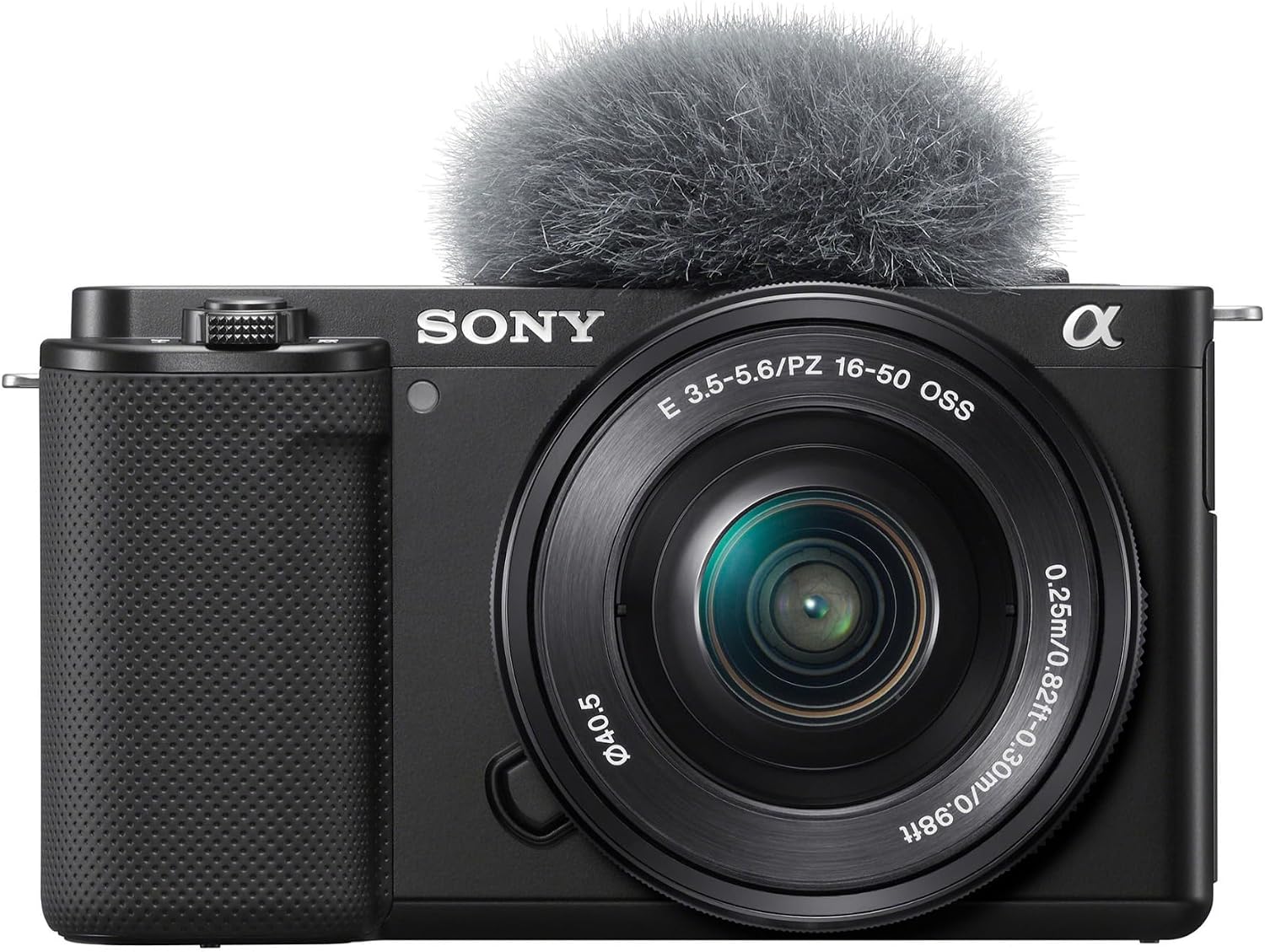 Sony Alpha a6100 APS-C Mirrorless Interchangeable-Lens Camera with 16-50mm Lens Bundle with Gadget Bag, 40.5mm 3-Piece UV, CPL, FLD Lens Filter Kit, Rechargeable Battery, and Memory Card (5 Items)