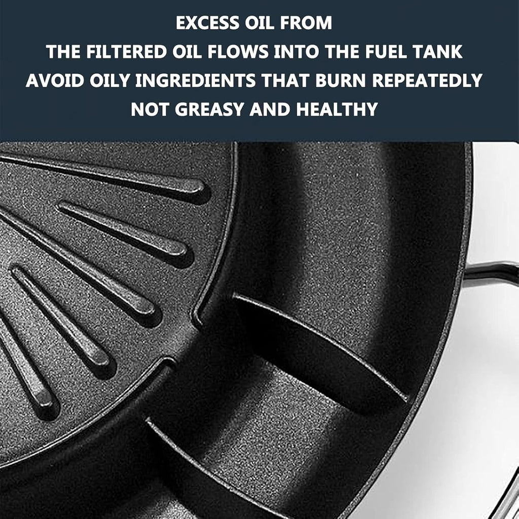 Electric Hot Pot & Grill Combo - Non-Stick Soup Pot & Korean BBQ for 2-4, Easy to Clean, Perfect for Family Gatherings, Medium Size Kitchen Essential