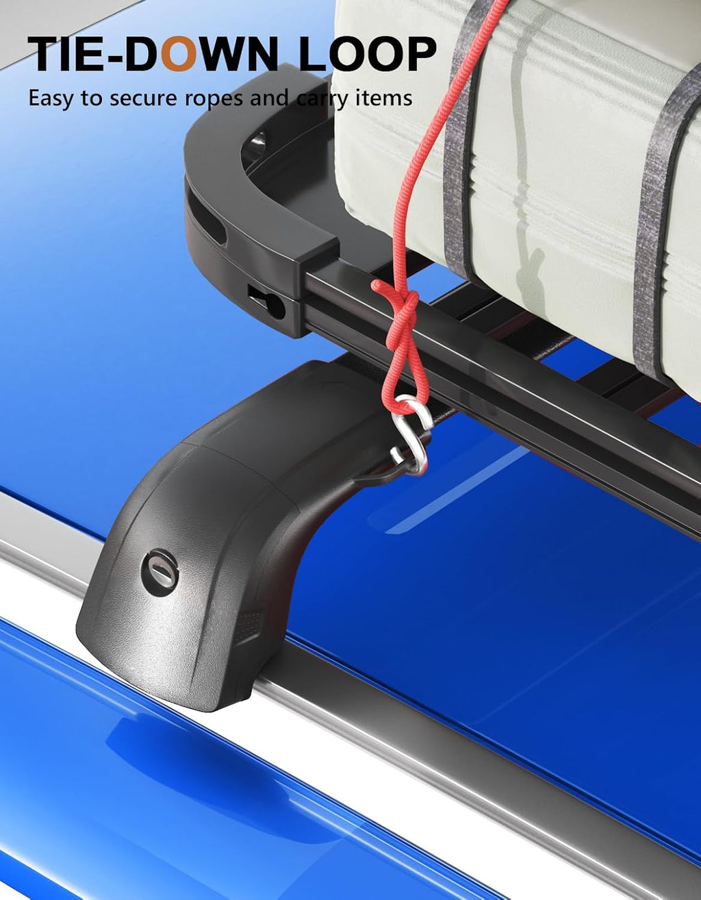Wonderdriver Roof Rack Cross Bars 300lbs Compatible with Volkswagen VW ID4 ID.4 2021-2026, Lockable Heavy Duty Aluminum Roof Rails Crossbars Cargo Canoe Black Rooftop Cargo Carrier.