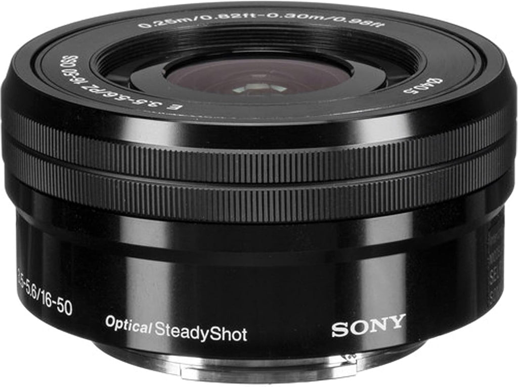 Sony ZV-E10 Mirrorless Camera with 16-50mm Lens, 128GB Extreem Speed Memory,.43 Wide Angle & 2X Lenses, Case. Tripod, Filters, Hood, Grip,Spare Battery & Charger, Editing Software Kit -Deluxe Bundle