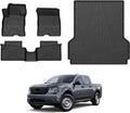 Mixsuper Floor Mats Bed Mat for Ford Maverick 2026 2025 2024-2022 (Not fit Hybrid), All Weather 2 Row Foor Liners & Truck Bed Liner Maverick Accessories Set Black