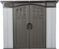 Lifetime Modern Outdoor Storage Shed, 8 x 5 Foot, Gray