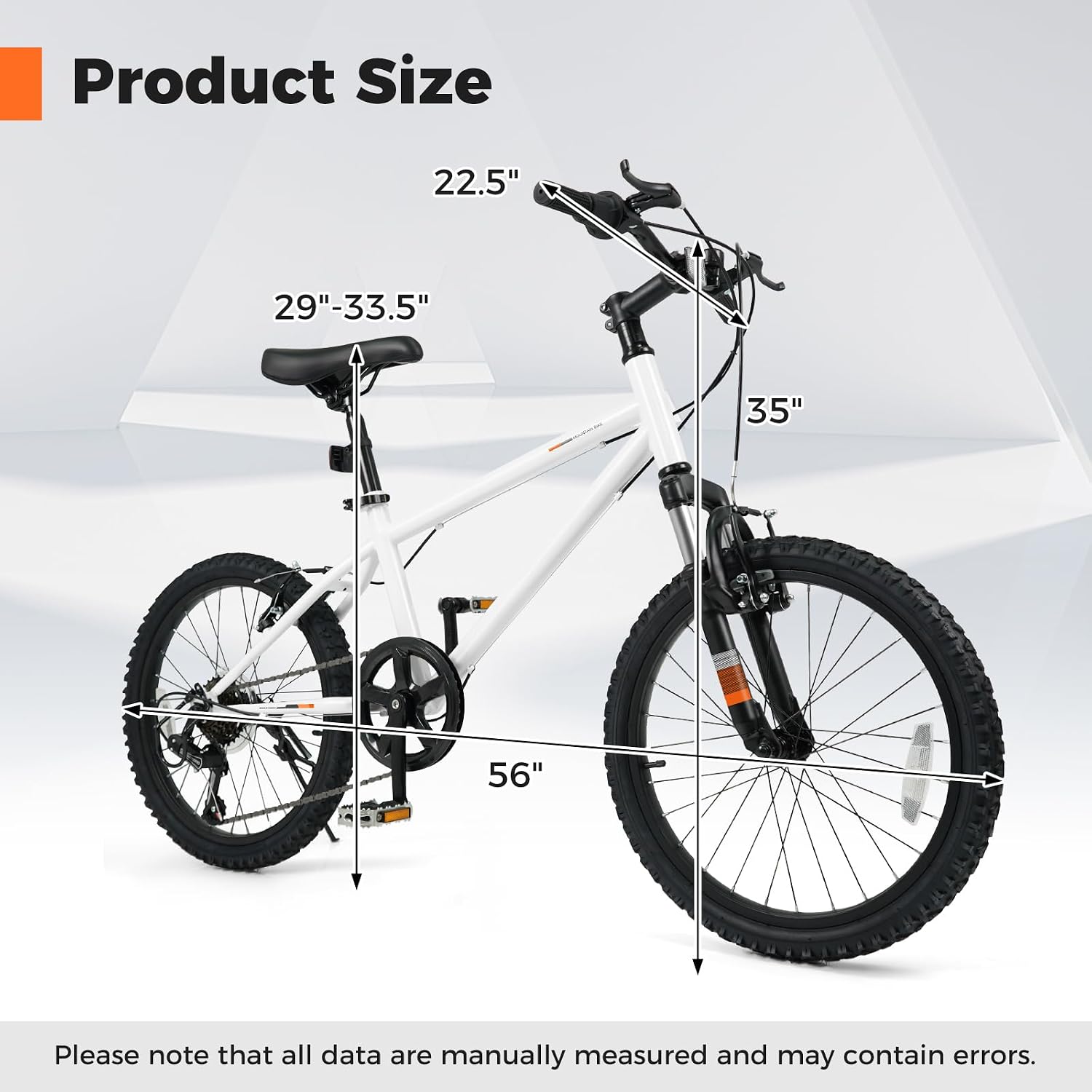 Goplus Mountain Bike, 20/24 Inch Kids Bicycle w/ 6-Speed Drivetrain, Suspension Fork, Dual Brakes, Adjustable Seat, Outdoor Cycling Children City Bike for Boys Girls