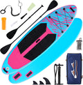 DUMOS Inflatable Stand Up Paddle Board, 10.5'×33'' Paddle Boards with Non-Slip Deck, Durable Advanced Material and Complete SUP Accessories for All Skill Levels