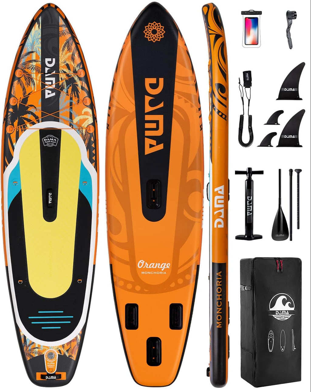 DAMA 11'*34'*6' Stand Up Paddle Board, Inflatable Paddle Board,Inflatable Paddle Boards for Adults w/a Wide, Smooth and Non Slip Deck, Versatile Styles, Suitable for Adults