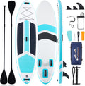 Sweetcrispy Inflatable Stand Up Paddle Board with Premium SUP Paddleboard Accessories,2-in-1 Paddle,Wide Stable Design,Non-Slip Comfort Deck for Adults & Youth of All Skill Levels
