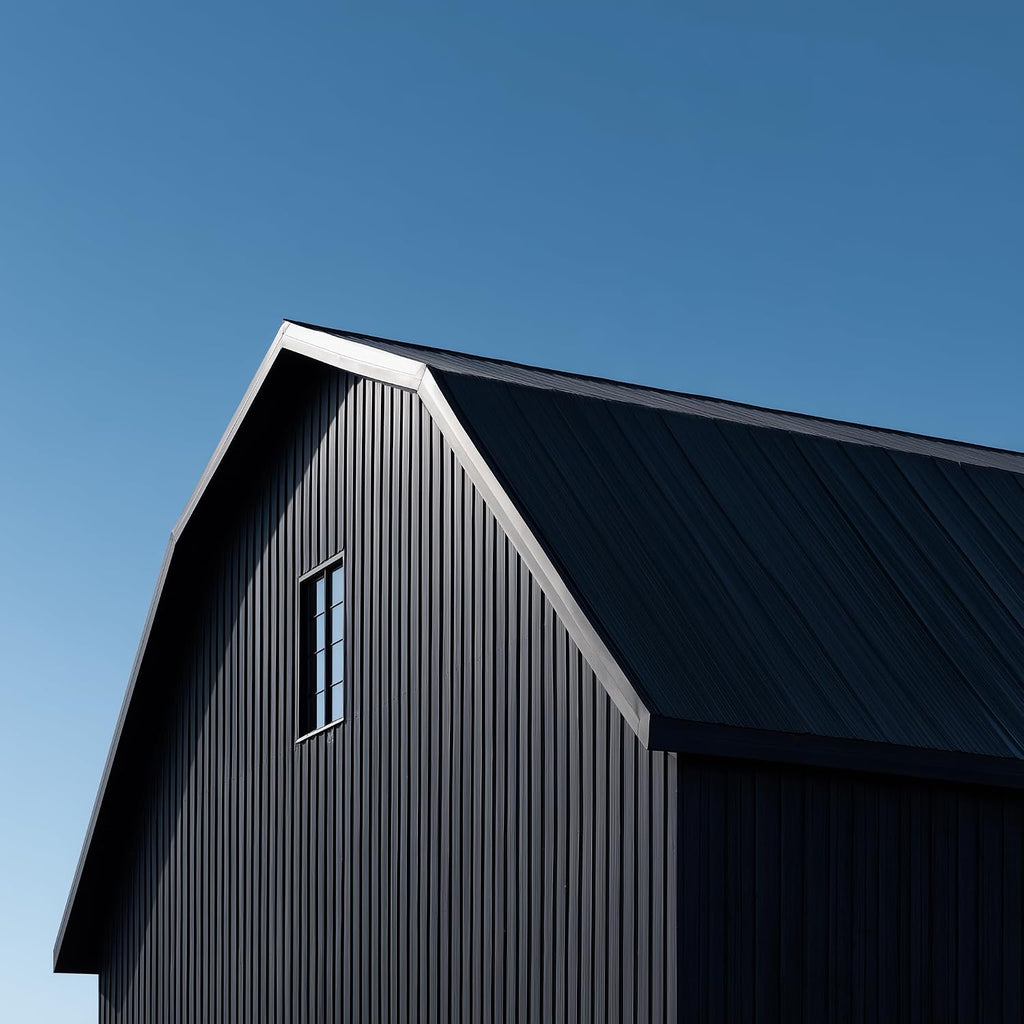 EVOLVE Barn & Fence Paint, Flat (Black), 5 Gallon – Durable Scratch-Resistant Wood Coating for Outbuildings & Fences, Fast-Dry Water-Based Formula