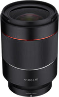 Rokinon AF 35mm f/1.4 Auto Focus Wide Angle Full Frame Lens for Sony FE Mount, Black (IO3514-E)