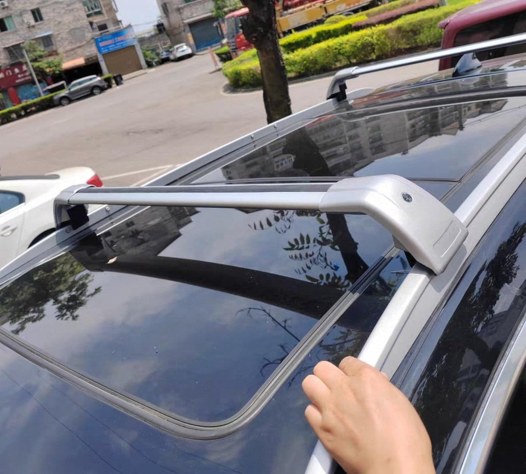 Silver Crossbar Fits for Hyundai Ioniq 5 2022 2023 2024 2025 SEL XRT Limited Rooftop Cargo Bars Crossbars Luggage Carrier Cross Bar Aluminum 2PCS