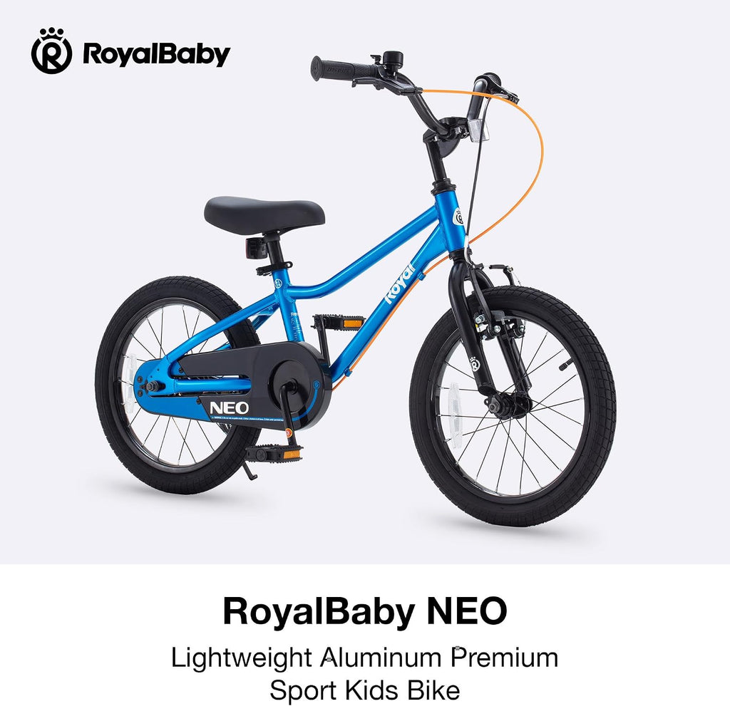 RoyalBaby Kids Bike, Lightweight Aluminum 16 18 Inch Wheel Bicycle Boys Girls Ages 4-9 Years, Multiple Colors