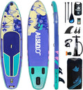 Inflatable Paddle Board for Adult, Paddle Board for All Skill Levels, Wide SUP Board with Primium Accessories Include SUP Carry Bag, Hand Pump, 10L Waterproof Bag