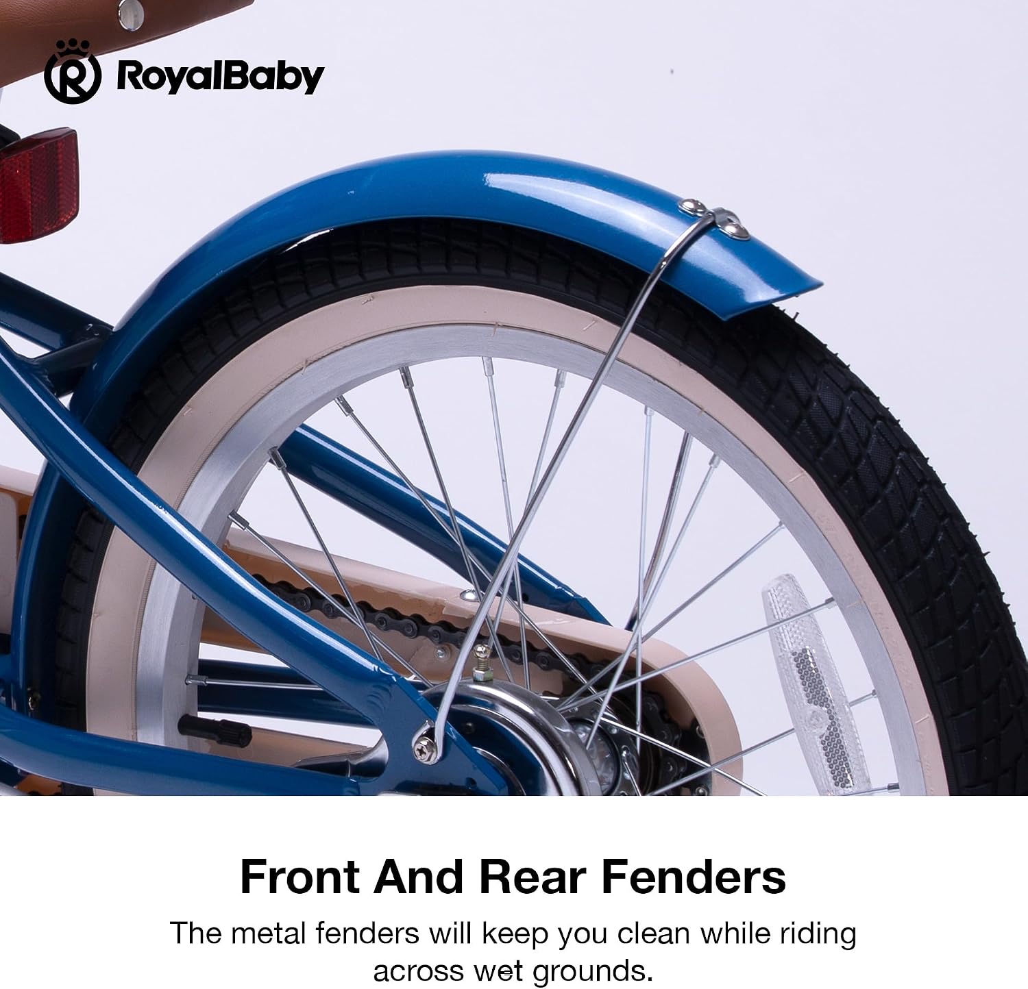 RoyalBaby Kids Bike, Lightweight Aluminum 16 18 Inch Wheel Bicycle Boys Girls Ages 4-9 Years, Multiple Colors