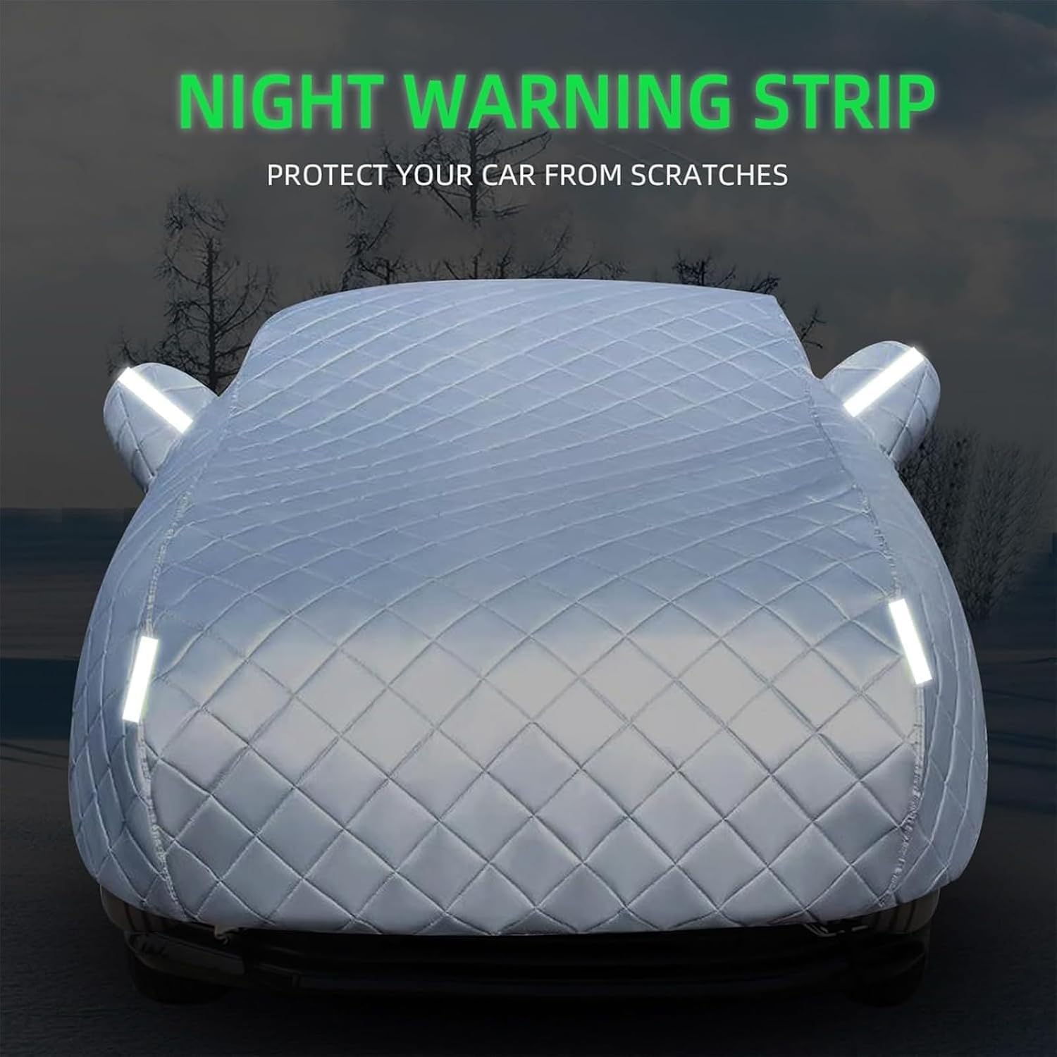 Hail Protector Car Cover Custom Fit for VW Golf Cabrio MK1 1979-94, Hail car Cover with Cotton, Windproof Rain Snow Protection, with Zipper Door062t