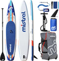Mistral Stand Up Inflatable Paddle Board Racing & Touring Board 13'2'/ 14' Race Board, Backpack with Wheels, Durable ISUP for Youth & Adult, w/Premium SUP Accessories