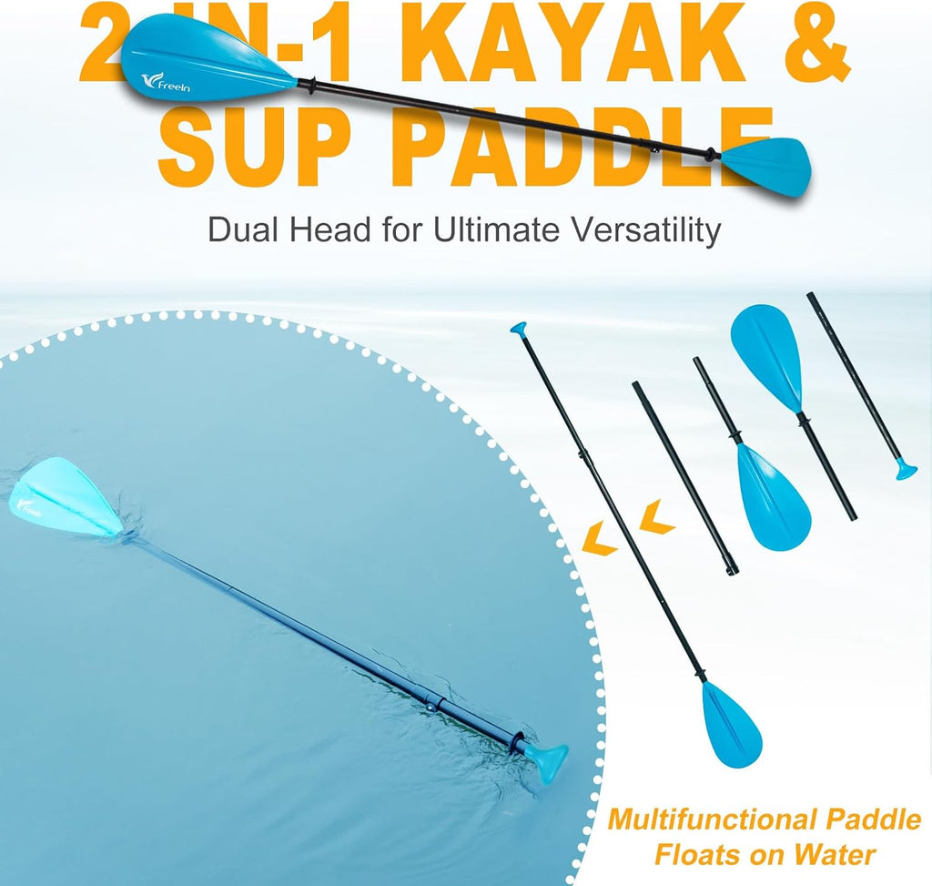 Freein SUP Inflatable Stand Up Paddle Board with Kayak Seat,Paddle Boards for Adults 10'/10'6'/11', Accessories sup Pump Adaptor,sup Kayak Paddle