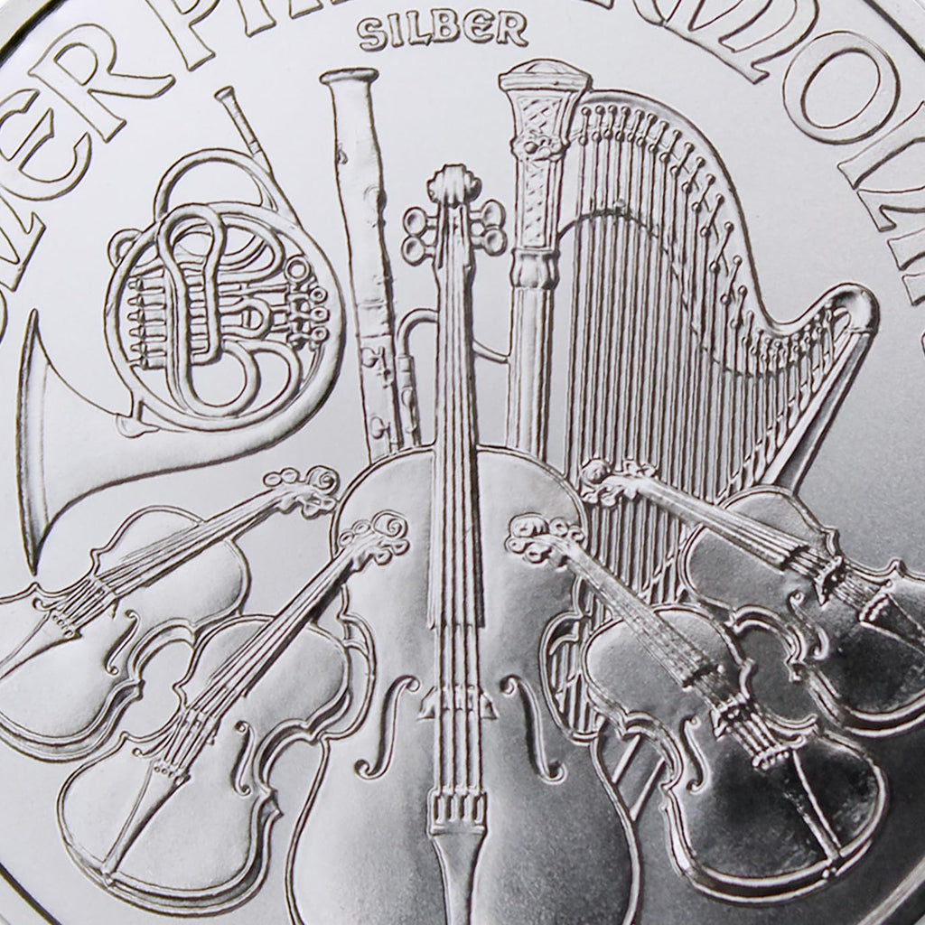 2025-1 oz Austria Silver Philharmonic Coin Brilliant Uncirculated with Certificate of Authenticity €1.50 Seller BU