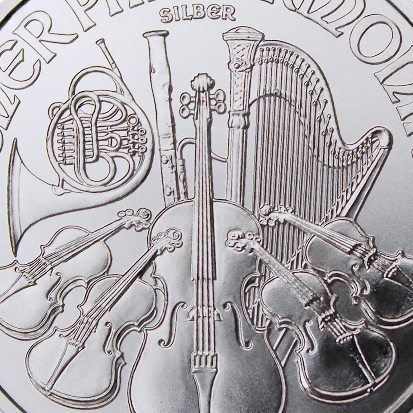 2025-1 oz Austria Silver Philharmonic Coin Brilliant Uncirculated with Certificate of Authenticity €1.50 Seller BU