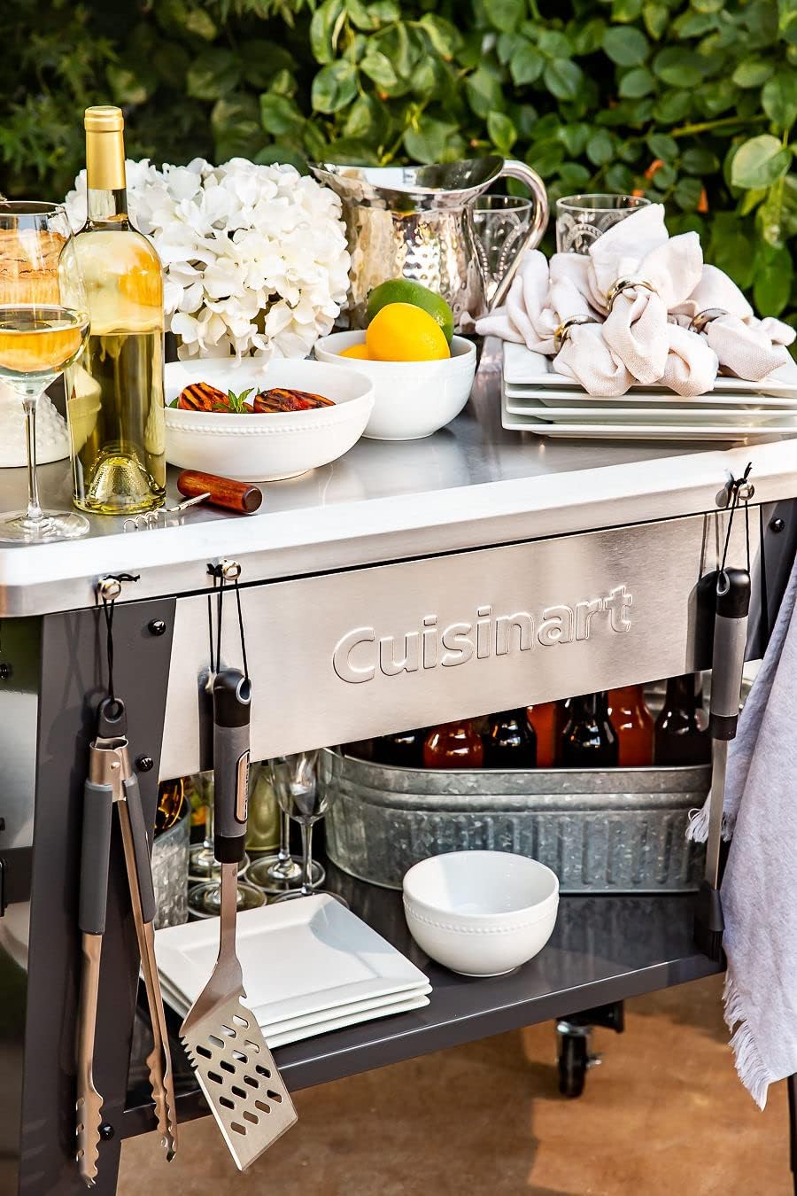 Cuisinart CPT-194 Outdoor Stainless Steel Grill Prep Table