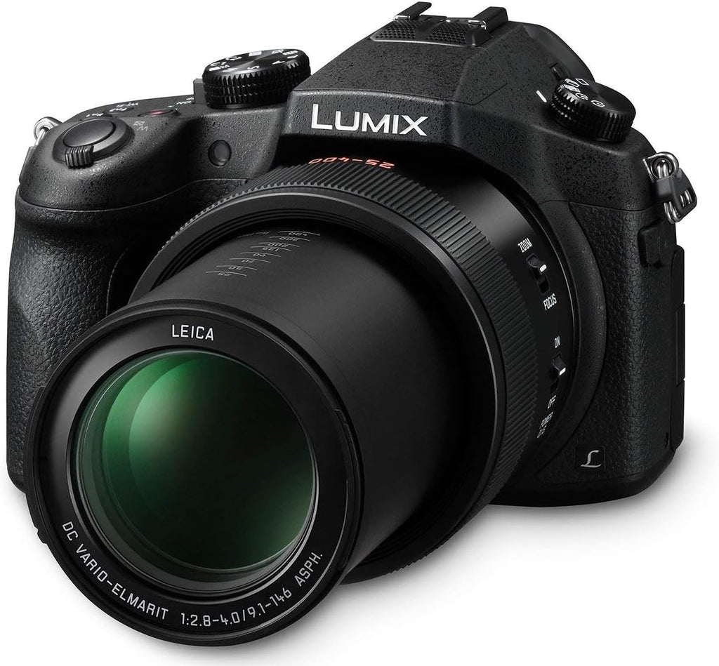 Panasonic LUMIX DMC-FZ1000 20.1MP 4K Point and Shoot Digital Camera w/ 16X Zoom Leica Lens, Built-in Wi-Fi and NFC - Black (US Model)
