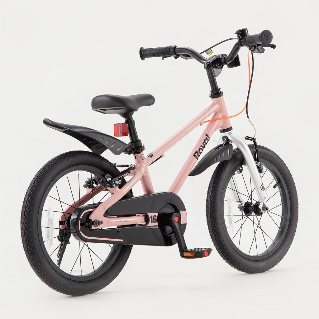 RoyalBaby EZ Fride Kids Bike 16 18 20 Inch, Lightweight Aluminum 2-in-1 Balance to Pedal Bike with One-Key Switch for Boys Girls Ages 4+