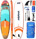 Mistral Inflatable Stand Up Paddle Board with SUP Accessories, 10'6''x33''x6'' All-Round SUP for Family, Touring, Kayaking, Yoga, Pets, Fishing, Wide Stable Design and Lightweight ISUP