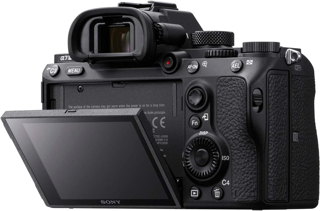 Sony a7 III Full Frame Mirrorless Interchangeable Lens 4K HDR Camera | Official Sony USA Partner Model | ILCE-7M3 Body Bundle with Deco Gear Travel Bag, 2X 64GB Memory Cards, Software & Accessories