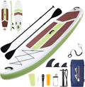 NEWBULIG 33' Inflatable Paddle Board SUP, Stand Up Paddle Board Blow Up with 3 Carry Handles, Non-Slip Deck Pad, Complete Kit with Pump, Leash & Backpack for Beginners/Adults