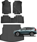 for Honda CR-V Floor Mats 2012-2016(Fit for LX & SE & EX & No subwoofer)(Not fit CRV Touring),Car Mats for Honda CRV All Weather Floor Mats Cargo Floor Liner Accessories 2012-2016