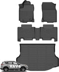 Wayhigh® Floor Mats & Cargo Liner for Toyota RAV4 2013-2018 (Not for Hybrid or Prime) Custom Fit LE/SE/XLE/Limited/Platinum/Adventure, AWD&FWD Full Set Accessories