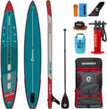 WOWSEA Swift S2 Inflatable Paddle Board, Exploring and Stable SUP Board, Sport & Racing Paddle Board with Action Camera Mount, Nice iSUP Board for Aquatic Exercise and Professional Paddlers (14')