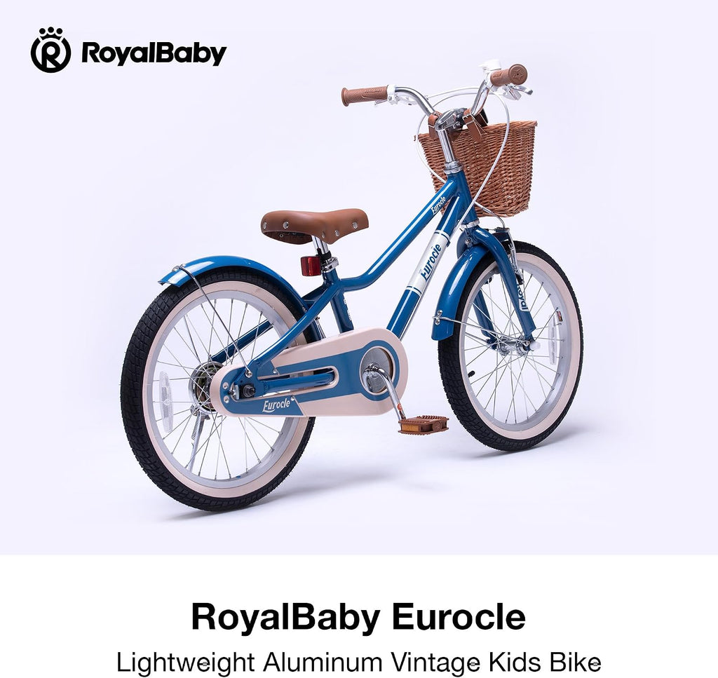 RoyalBaby Kids Bike, Lightweight Aluminum 16 18 Inch Wheel Bicycle Boys Girls Ages 4-9 Years, Multiple Colors