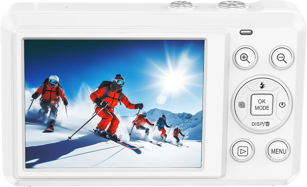 5K Digital Camera - 72MP UHD Digital Cameras for Photography - Autofocus Point and Shoot Small Camera with Flash for Kids - 2.8 Inch Screen Compact Portable Vlogging Camara with 16X Zoom, 32GB SD Card