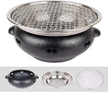 BBQ Barbeque Barbecue Grill,BBQ,Korean Household Smokeless Charcoal Barbecue Grill,Cast Iron Furnace Body,Indoor Outdoor,6 Styles (Color : A)