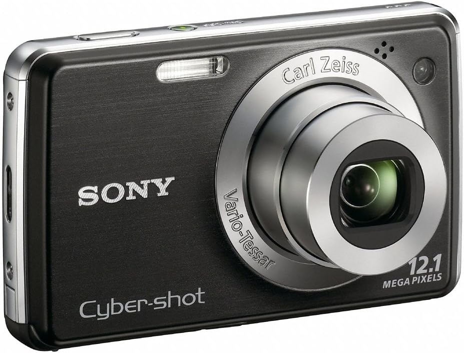 Sony Cybershot DSC-W220 12.1MP Digital Camera with 4x Optical Zoom with Super Steady Shot Image Stabilization (Black)