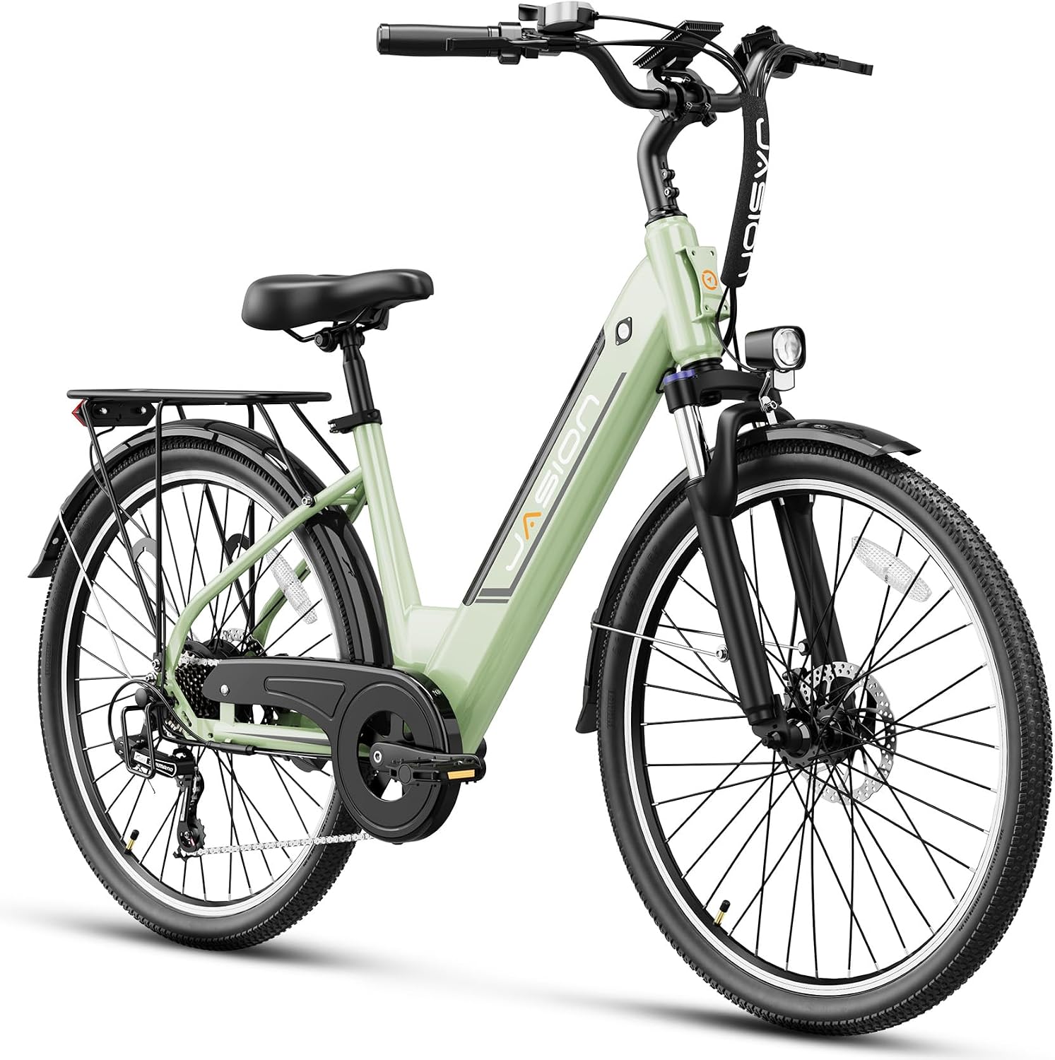Jasion Roamer/ST/Pro Electric Bike for Adults, 26' Commuter Ebike 1200W 528WH Removable Battery, 28MPH 40-62miles,Electric Bicycles for Women/Man,UL2849 Certified