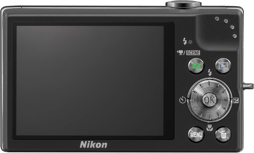Nikon Coolpix S640 12.2MP Digital Camera with 5x Wide Angle Optical Vibration Reduction (VR) Zoom and 2.7-inch LCD (Calm Black)