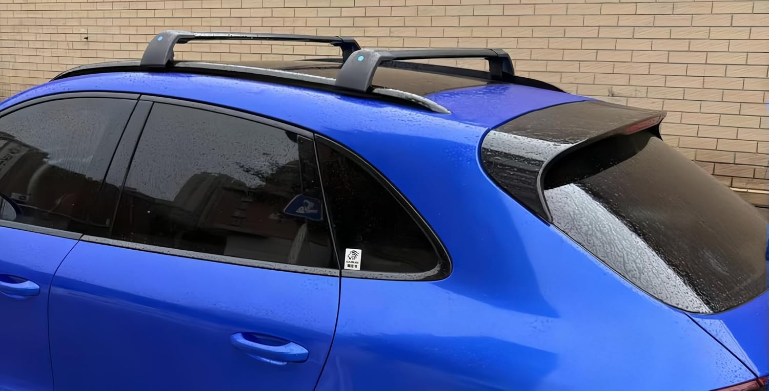 Black Crossbar Fits for Hyundai KONA Electric 2024 2025 SEL N-Line Limited Rooftop Cargo Bars Crossbars Luggage Carrier Cross Bar Aluminum 2PCS