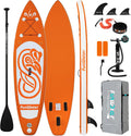 FunWater 8'/10'/10'6'/11'6' Inflatable Stand Up Paddle Board with Premium SUP Paddleboard Accessories, Wide Stable Anti-Slip EVA Deck,Paddle Boards for Adults & Youth of All Skill Levels