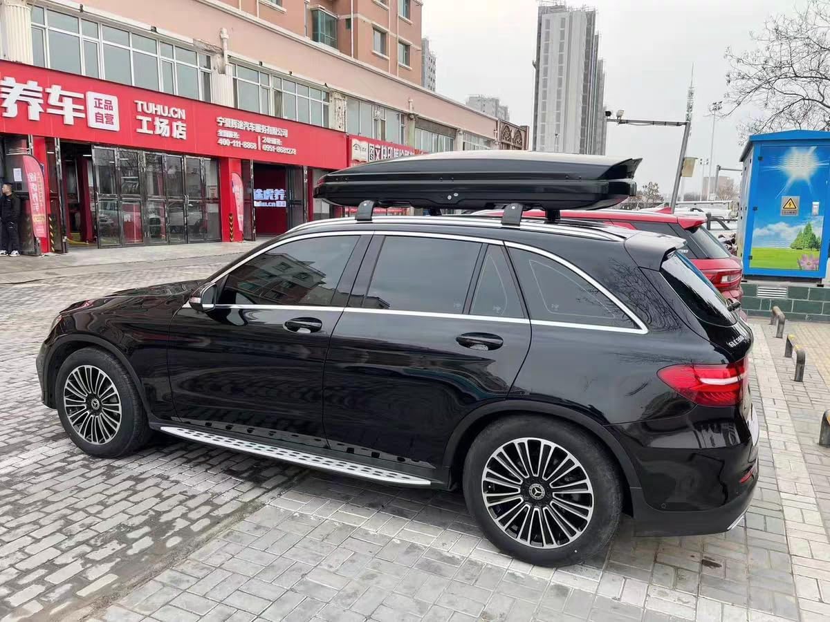 2PCS Aluminum Crossbar Cross Bar Fit for Hyundai IONIQ 5 2022-2025 SEL Limited XRT Luggage Cargo Carrier Roof Rack Rails with Anti-Theft Locks Lockable (Black with Silver)